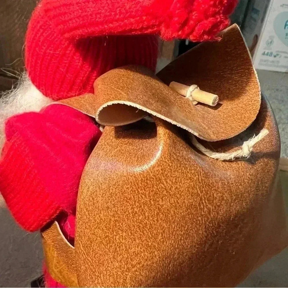 Vintage Ljungstrom Wooden Christmas Santa And Mrs Clause 1980s - Picture 5 of 11